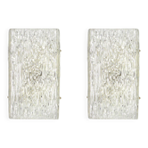 1 pair of large wall sconces by Kalmar, Austria, 1960s.