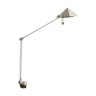 White pyramid desk lamp embnched white pyramid Lungean and Pellmann 1980