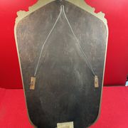 Baroque mirror in gilded wood and stucco in Louis XV style - 61 x 35 cm
