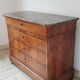 Louis Philippe style chest of drawers in marquetry wood