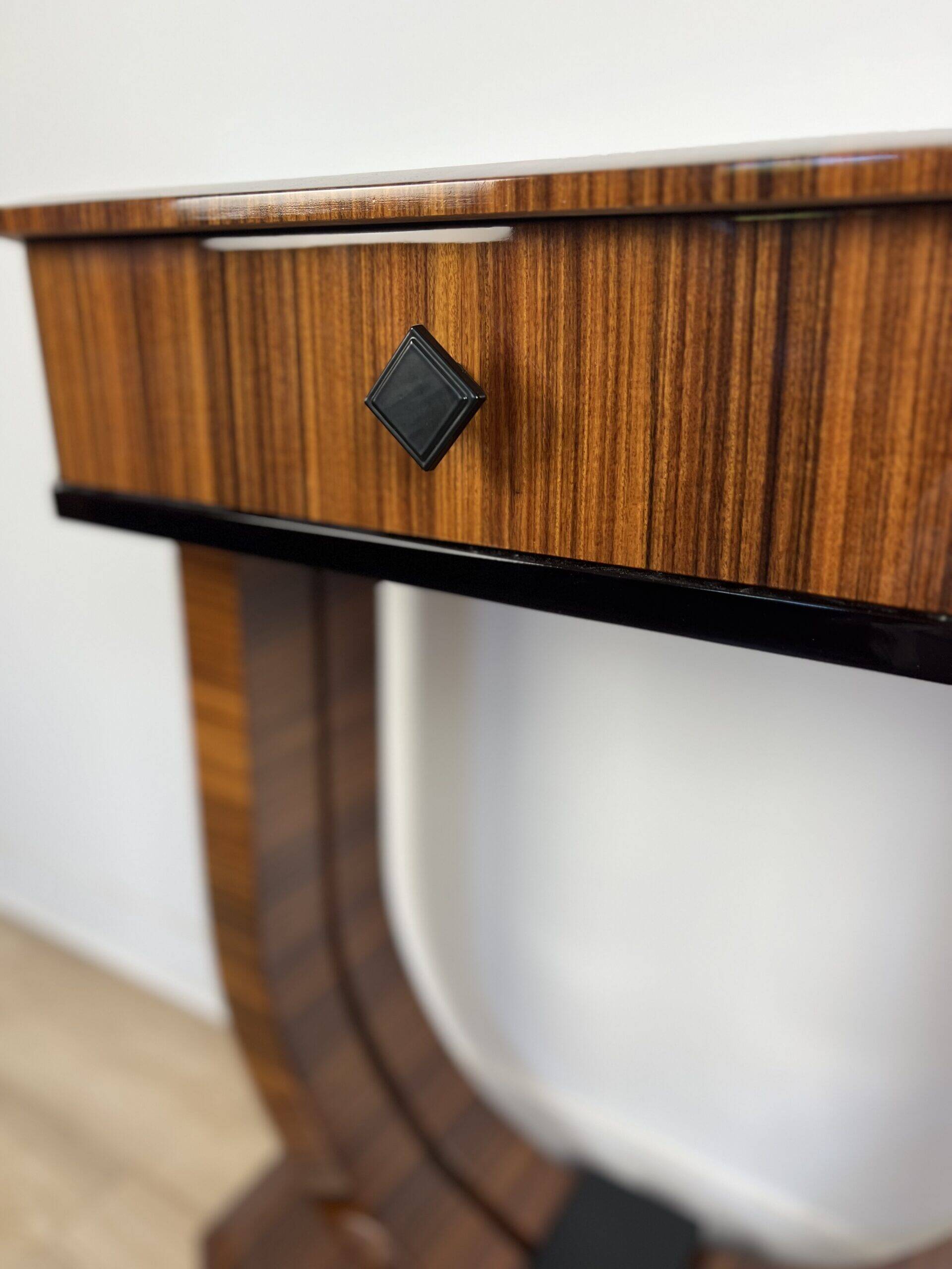 Art Deco Rosewood Console
