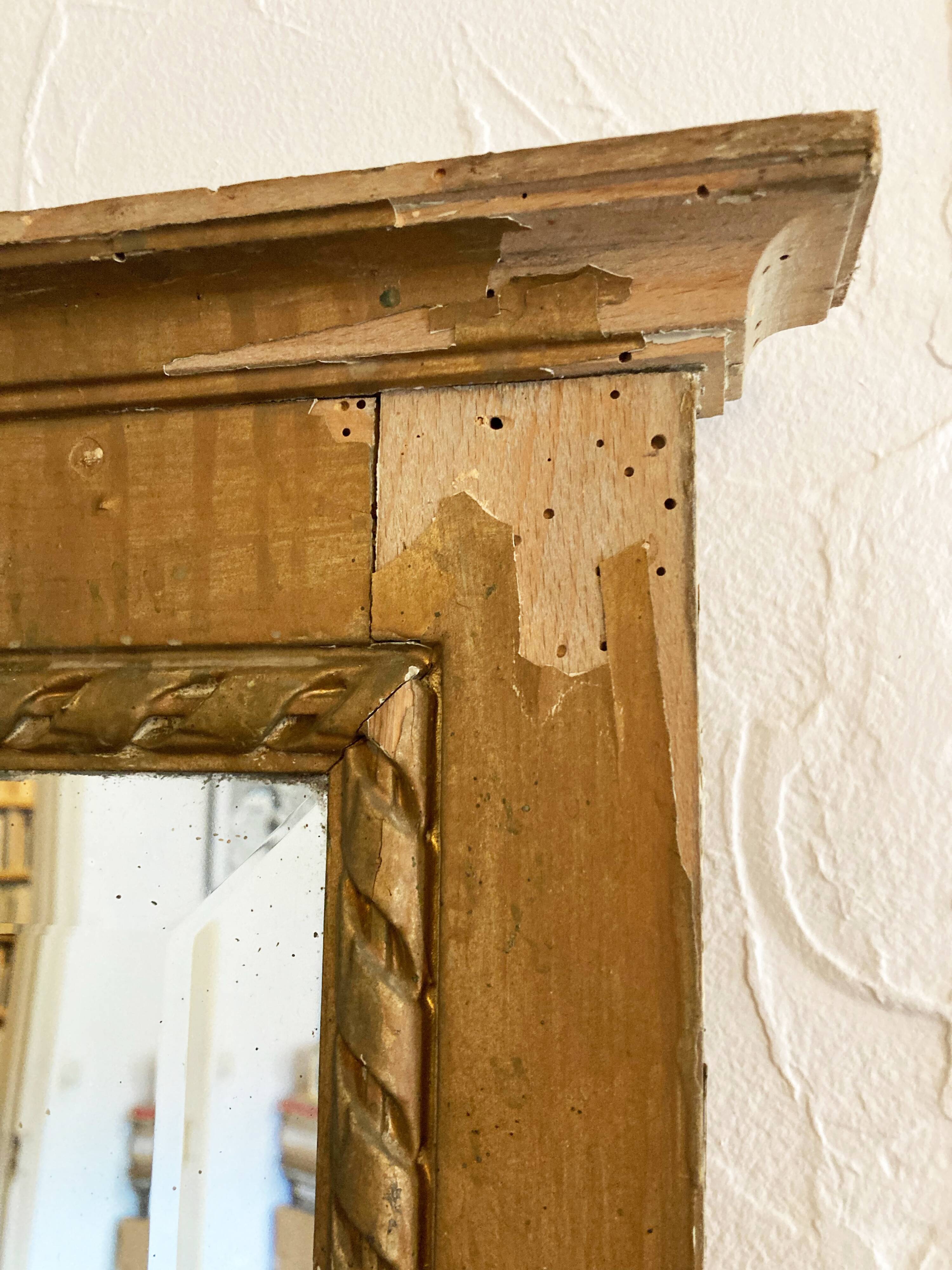 Antique Louis XVI style mirror