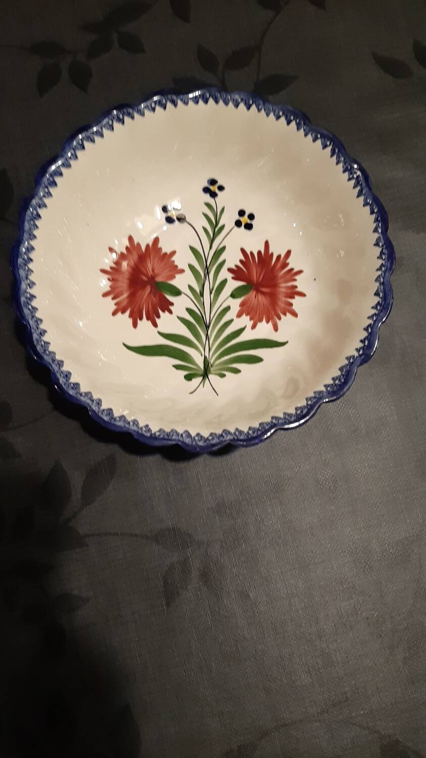 Charolles earthenware salad bowl