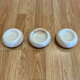 Handmade trio of candle holders.