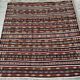 Vintage kilim rug woven and embroidered by hand