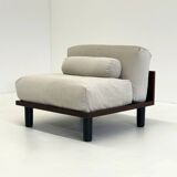 Italian modular sofa with coffee table set in Japandi style