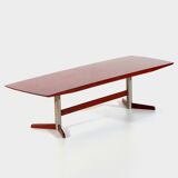 Vintage mid century modern design coffee table in teak by Topform, 1960s-70s