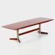 Vintage mid century modern design coffee table in teak by Topform, 1960s-70s