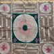 Vintage hand-embroidered tablecloth 117x133 cm
