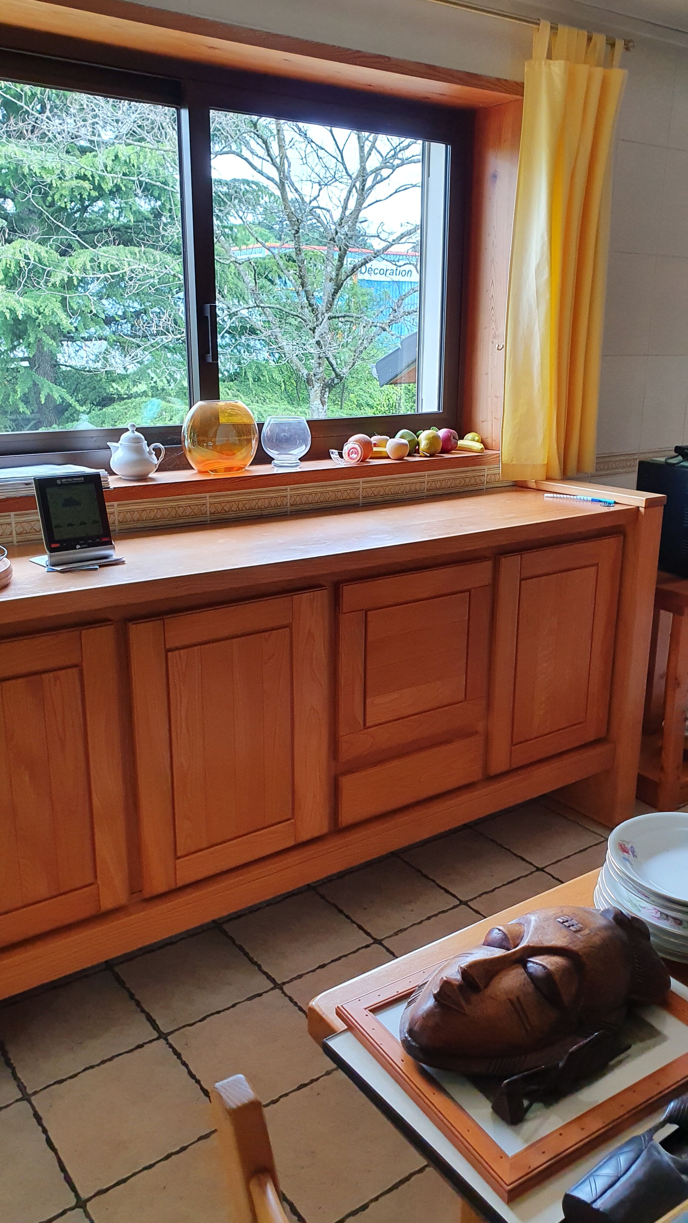 Brutalist 1970s sideboard