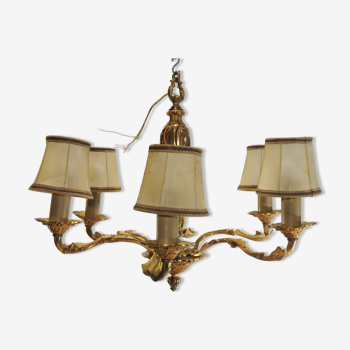 Vintage bronze chandelier