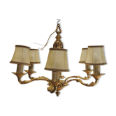 Vintage bronze chandelier