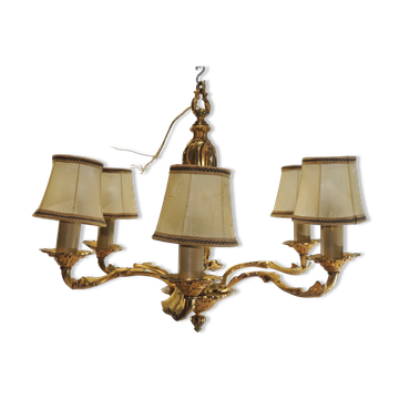 Vintage bronze chandelier