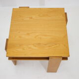 1970s Maple Coffee Table, Czechoslovakia