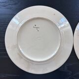 Pair of plates signed HB Quimper