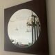Scandinavian teak mirror from the 60s