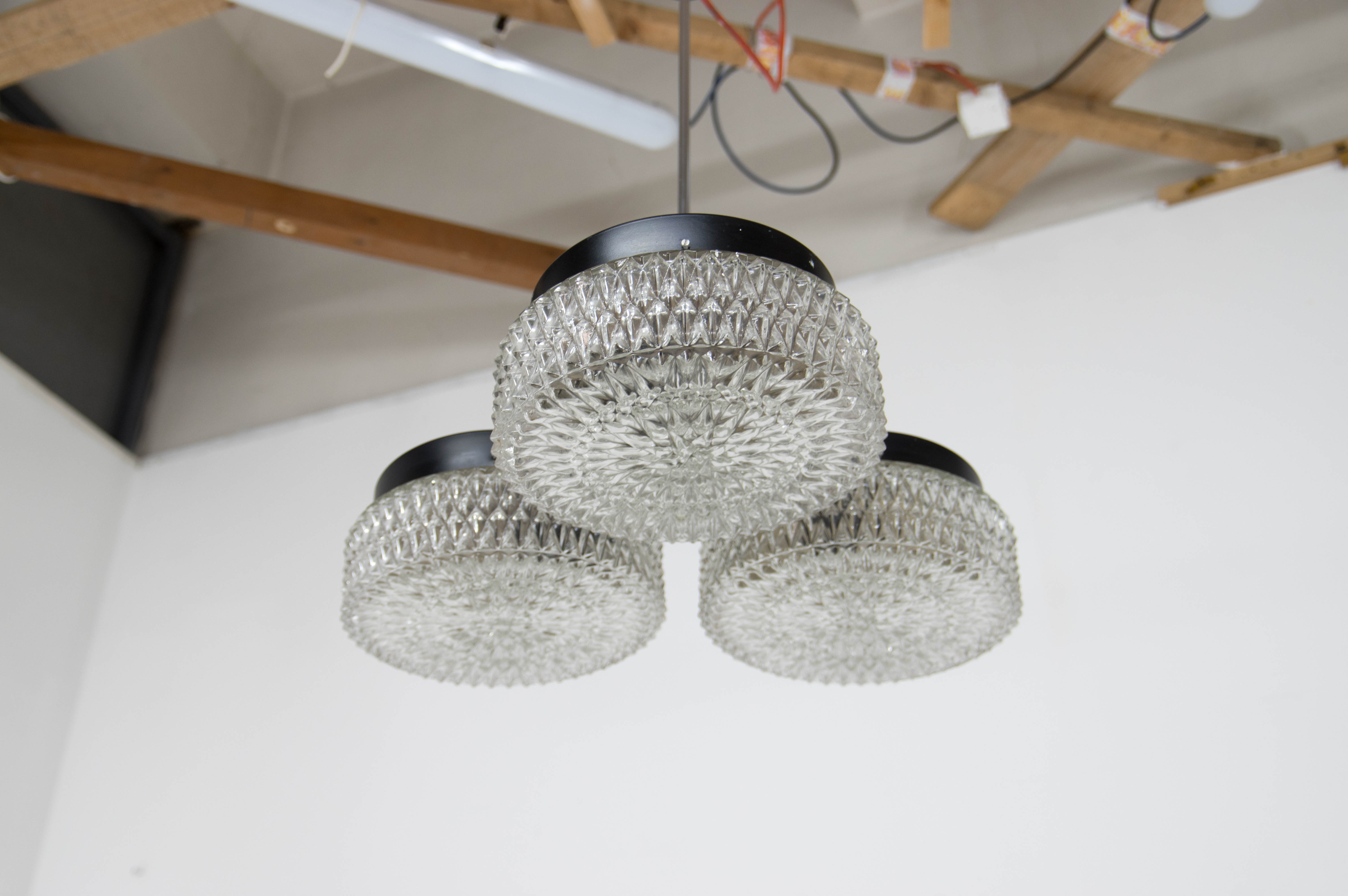 Chandelier by Napako, Czechoslovakia, 1960s