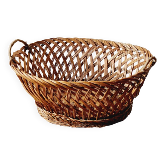 Large old wicker basket