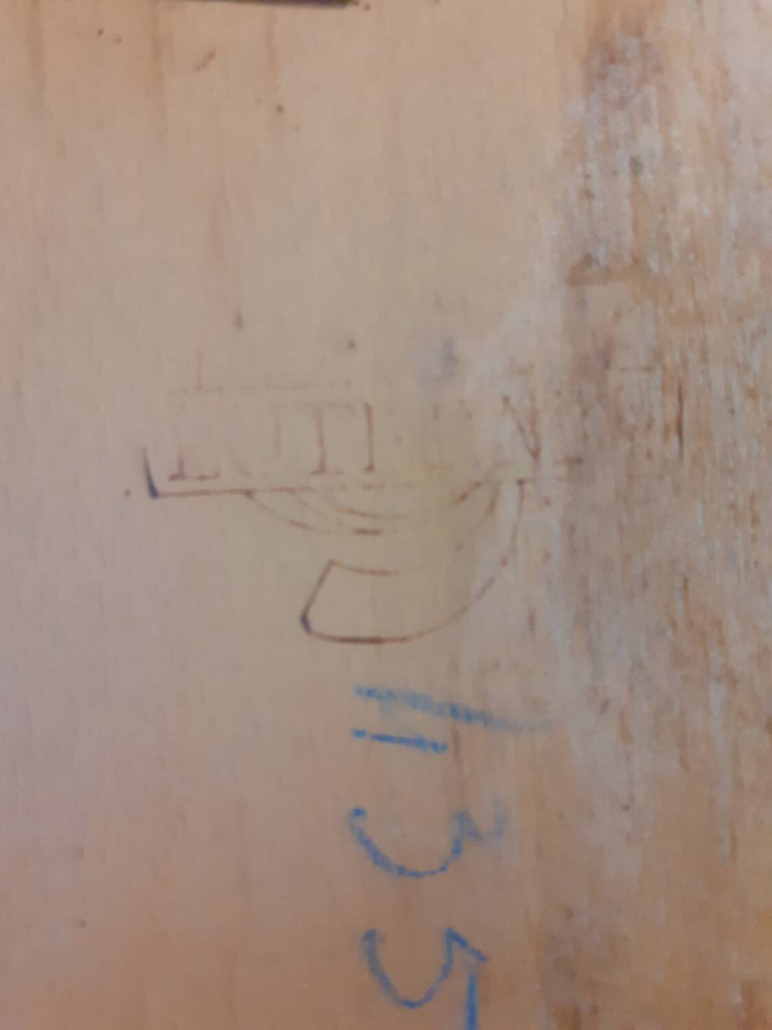 Set of 6 luterma "banana" chairs