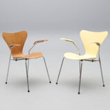 2 chairs Arne Jacobsen "sjuan" Fritz Hansen