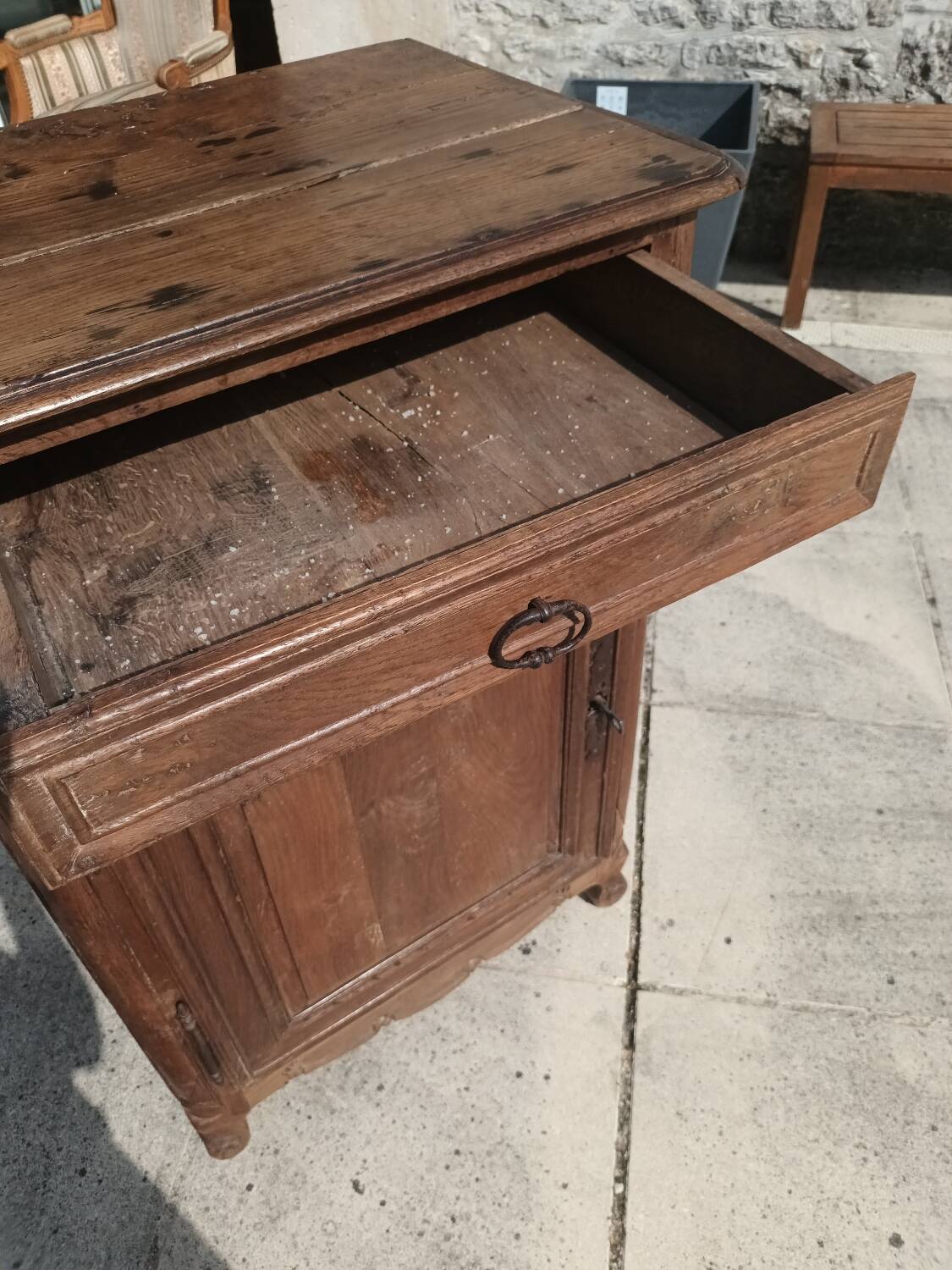 Antique jam cabinet