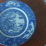 Two serving plates - blue design