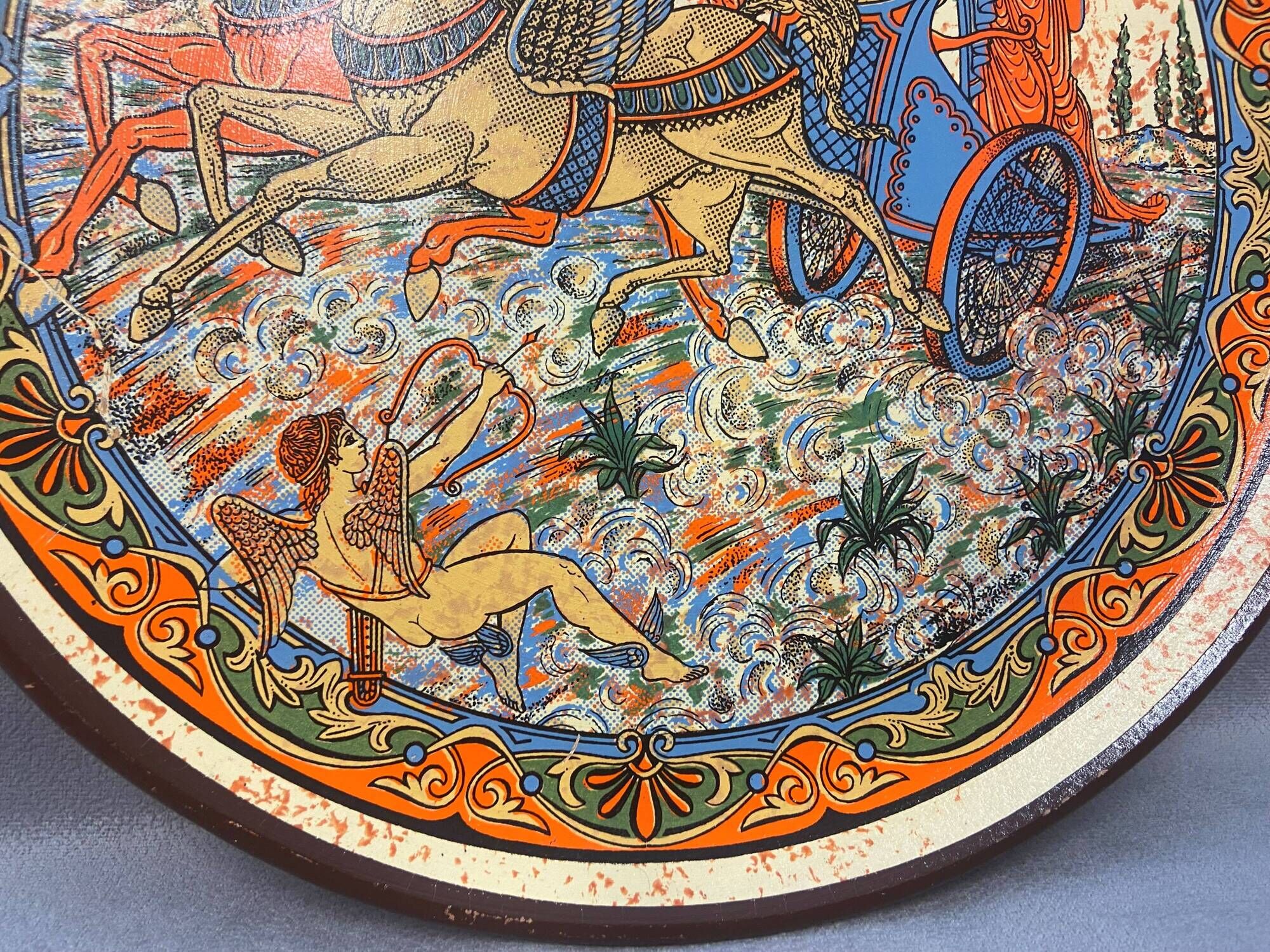 Decorative plate Collection "The Abduction of Helen of Troy" Greek mythology
