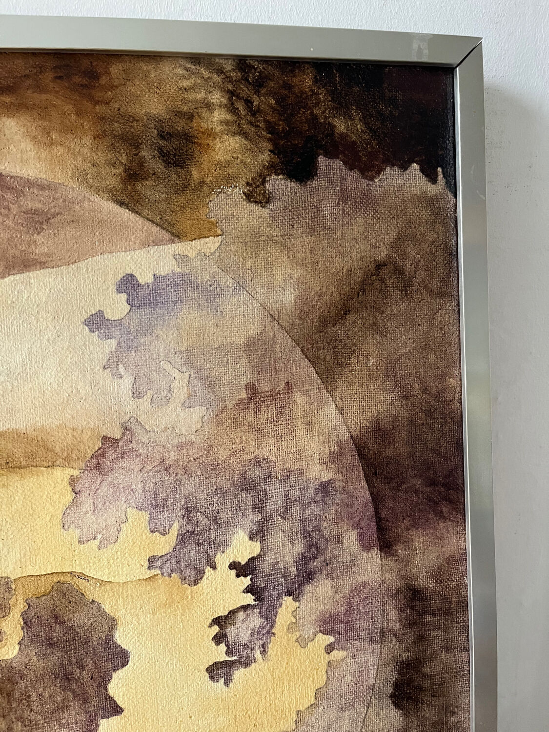 Surreal landscape, oil on canvas