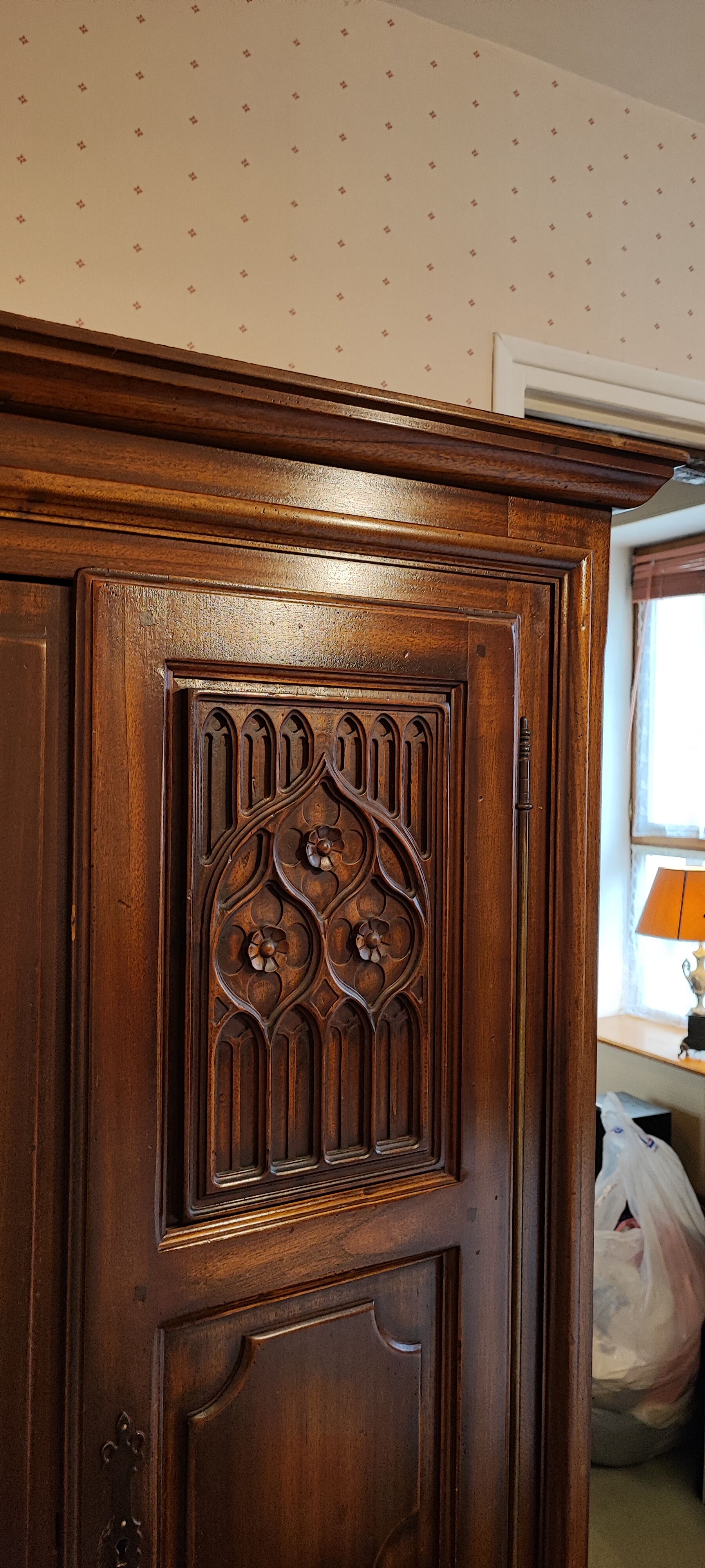 Wardrobe in Gothic style