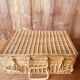 Vintage rattan suitcase