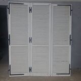 Set of 3 wooden shutters