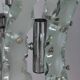 Vintage 70's worked glass chandelier design zeroquattro