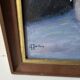 Oil on Panel - Bouquet of Anemone Flowers Signed G Jallon