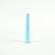 Wooden candlestick in blue, Danish design 1970s