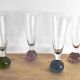 Vintage bubbled glasses