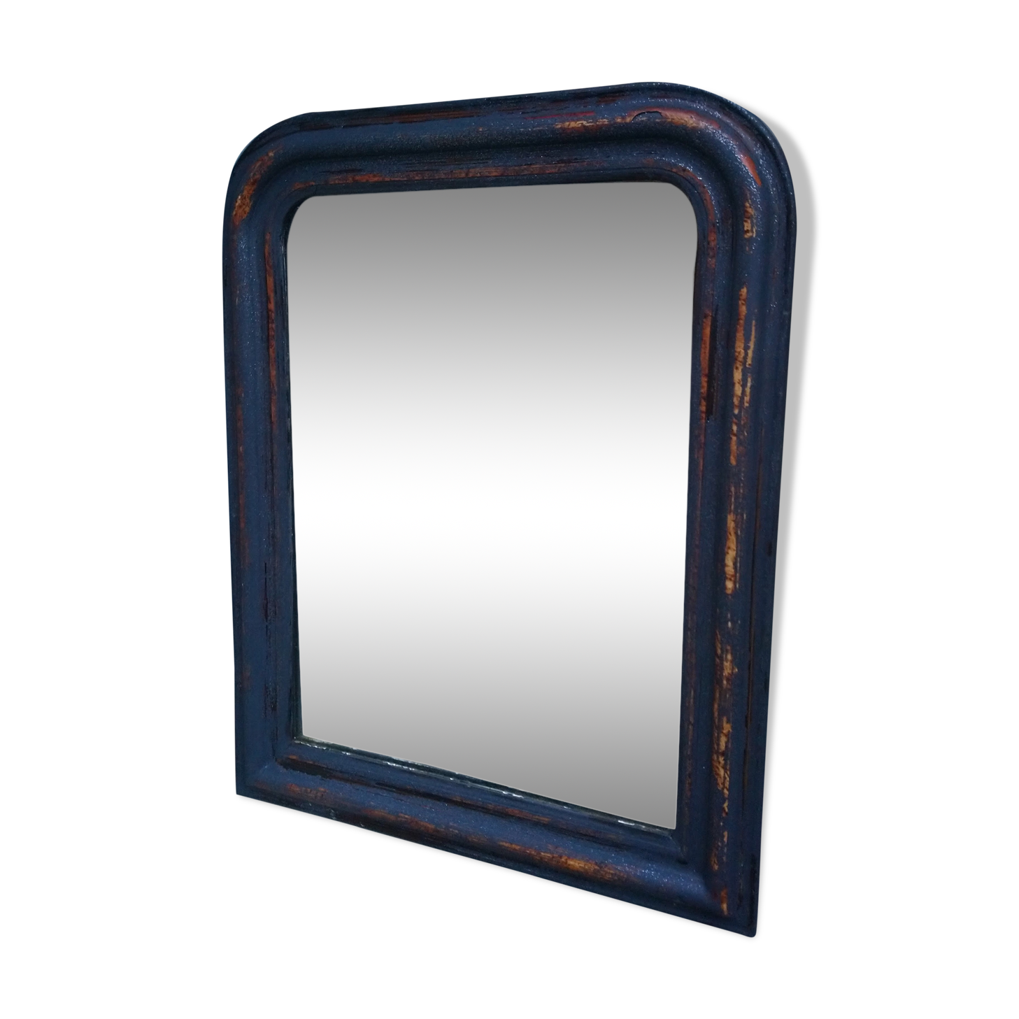 Mirror Louis Philippe patinated black 51 x 66