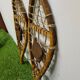 Paire de raquettes en bois