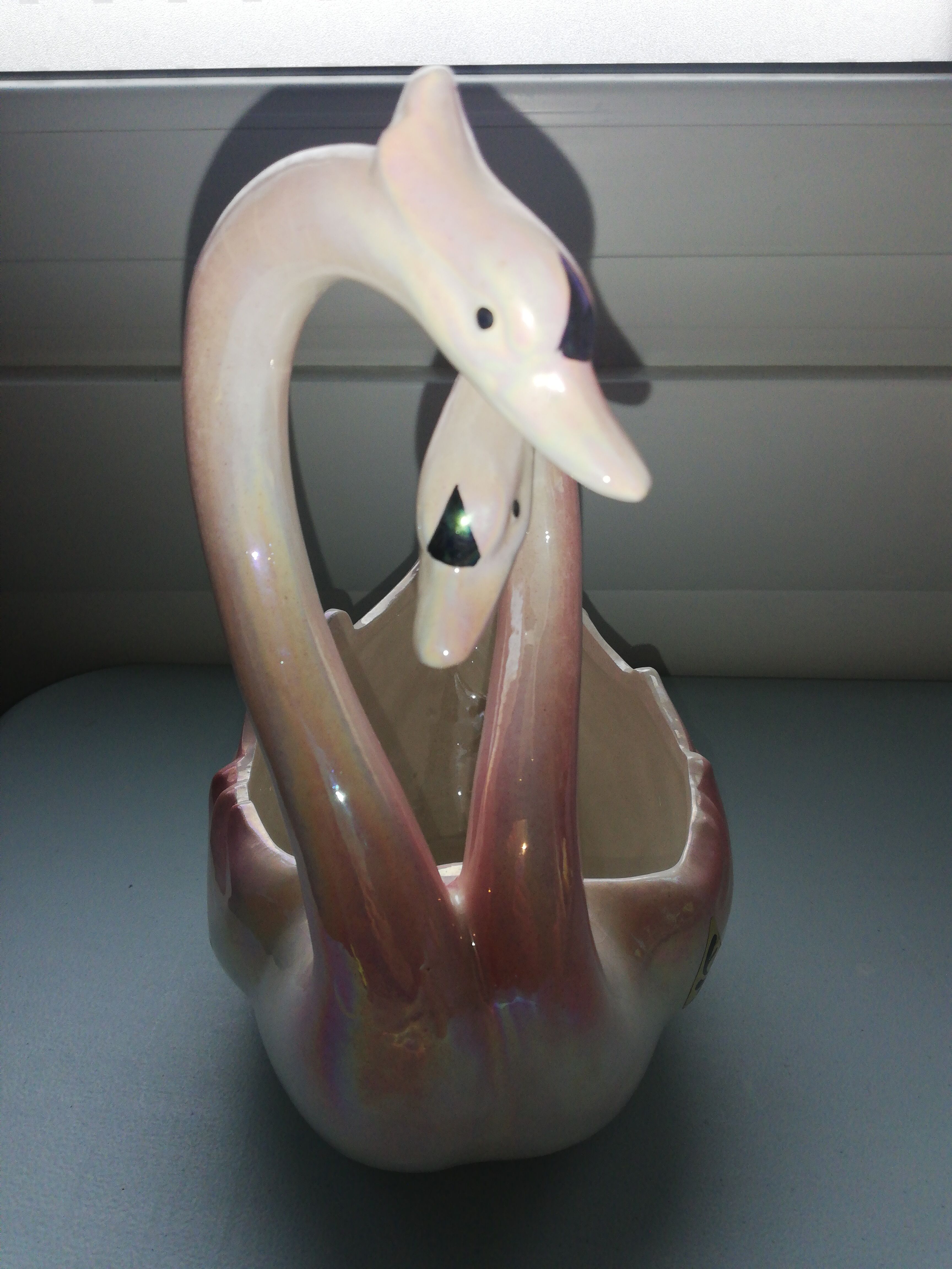 Old pot cover double cignes Bassano