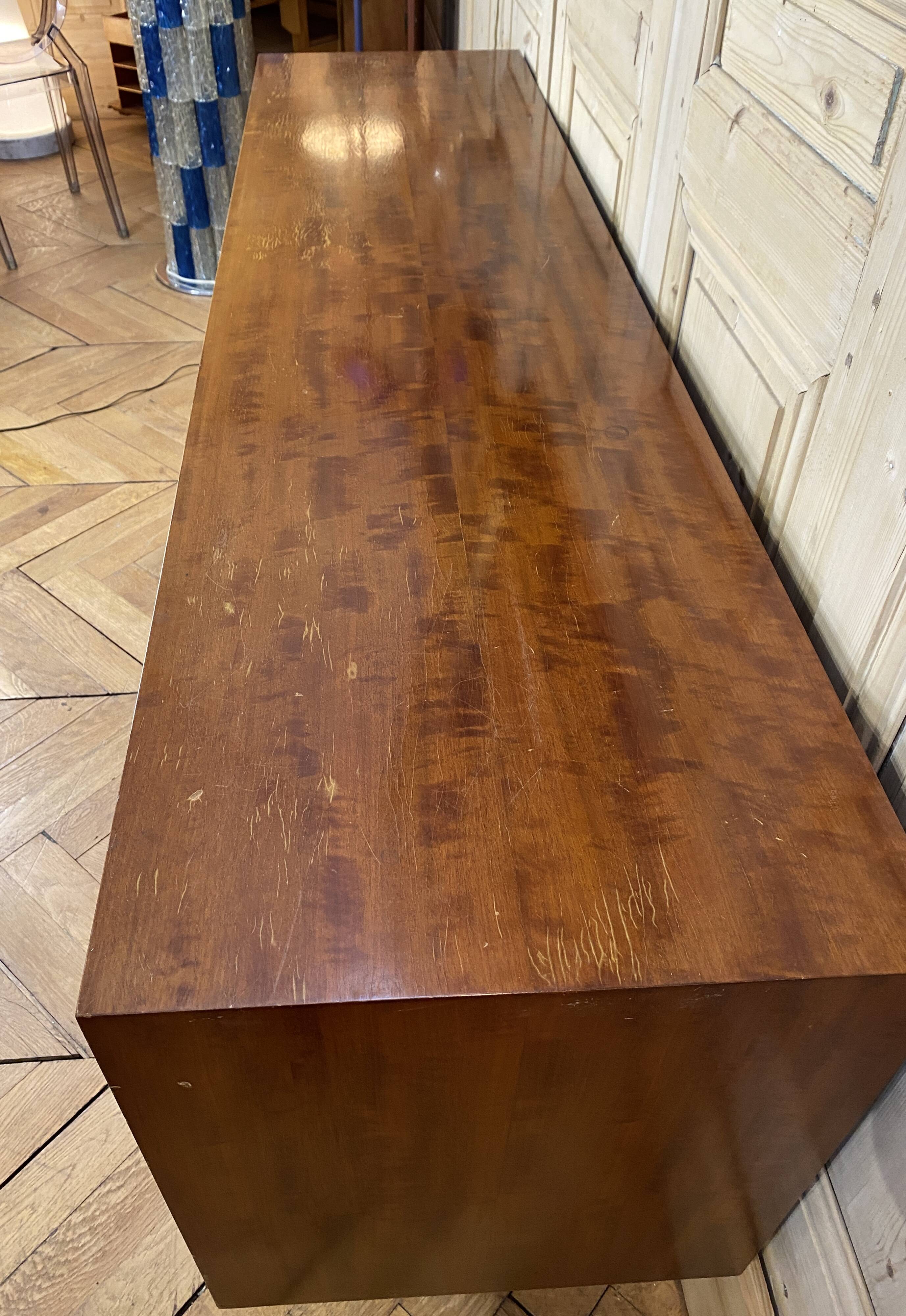 Curtain door sideboard