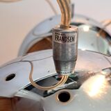Set of 3 Benny Frandsen modular chrome pendant lights, Denmark 1970/80
