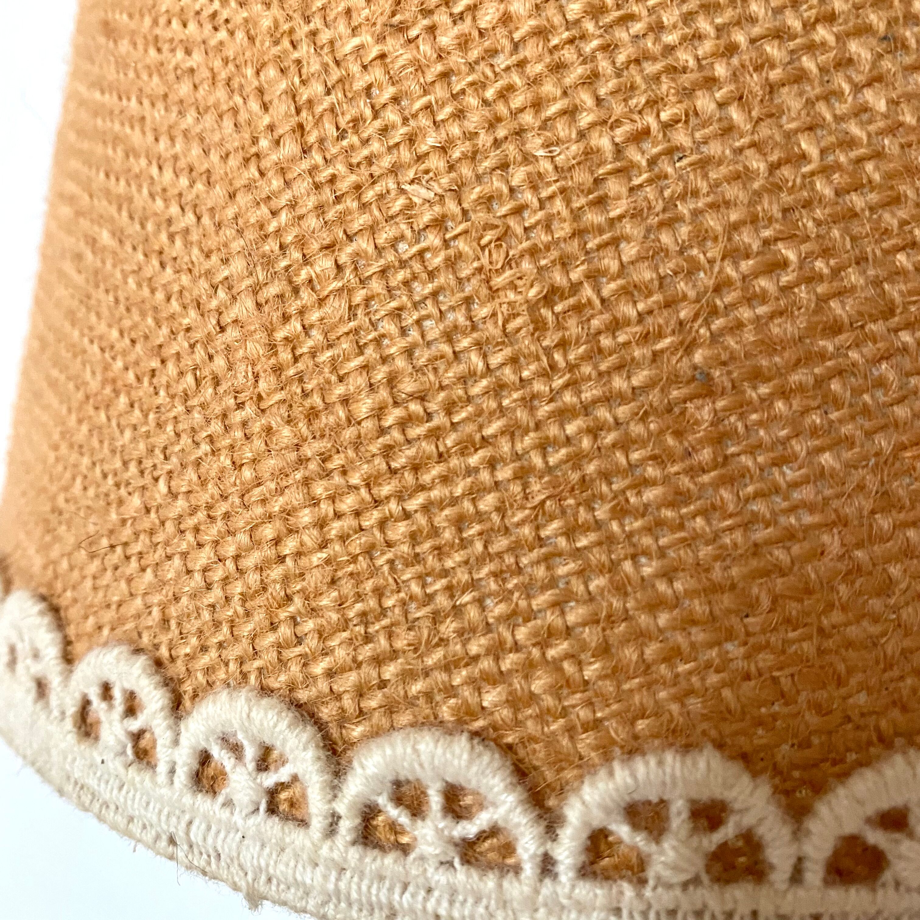 Golden brass table lamp