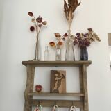 wall-mounted bakery shelf