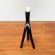 Sculptural porcelain vase from mid-century Germany by Lindner.