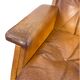 Paire de fauteuils pivotants vintage en cuir cognac par Eugen Schmidt