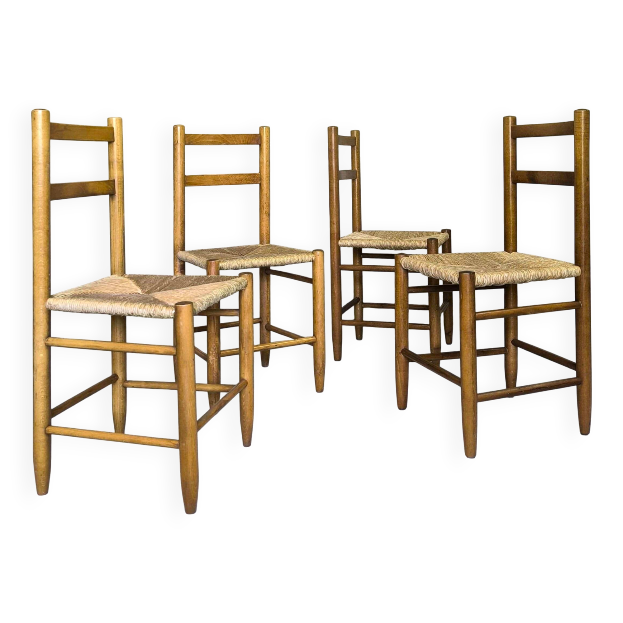 Set of four vintage chairs