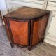 Pair of Console Tables, Mahogany and Rosewood Veneer, Blue Turquin Marble, X