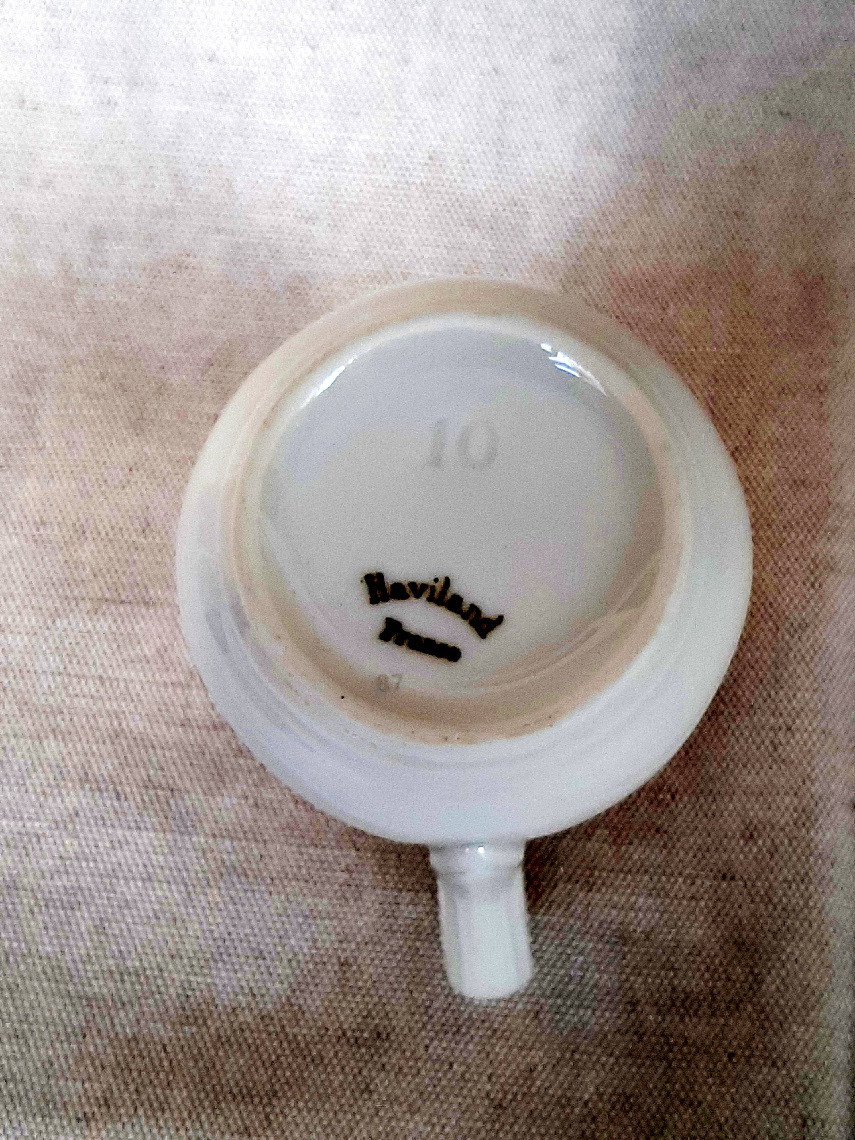Haviland Limoges Monogrammed B Milk Jug