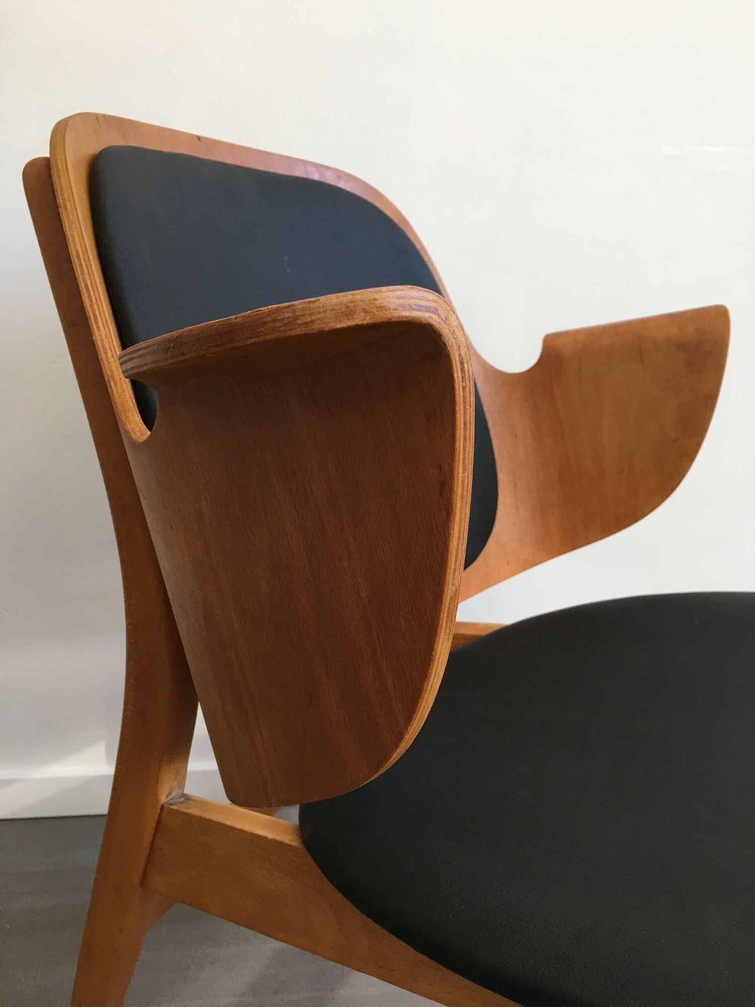 Hans Olsen lounge chair model 107 for Bramin, Denmark, 1950 's
