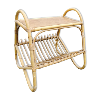 Rattan sofa end