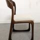 Series of 4 Baumann sled chairs from the 60s/70s